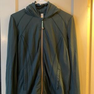 lululemon dark green jacket